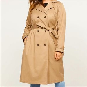 NWOT Mid-Length Trench Coat